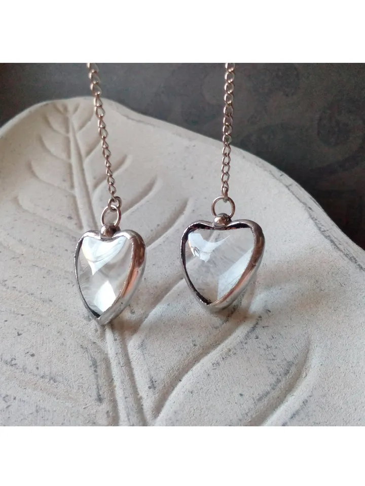 HEART earrings, Valentines, valentine earrings, love earrings, st valentine day, cool earrings, kawaii earrings