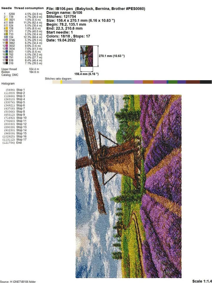 PhotoStitch Provence machine embroidery designsdigital embroidery pattern PhotoStitch Machine embroidery motif  Provence embroidery pattern
