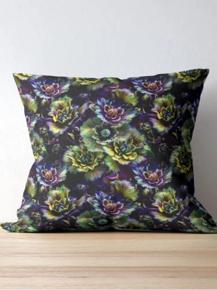 Fantastic Flowers Seamless Pattern for Printing and Crafting. Set of 12 Designs - 12x12 Inches. Fantastic Flowers.