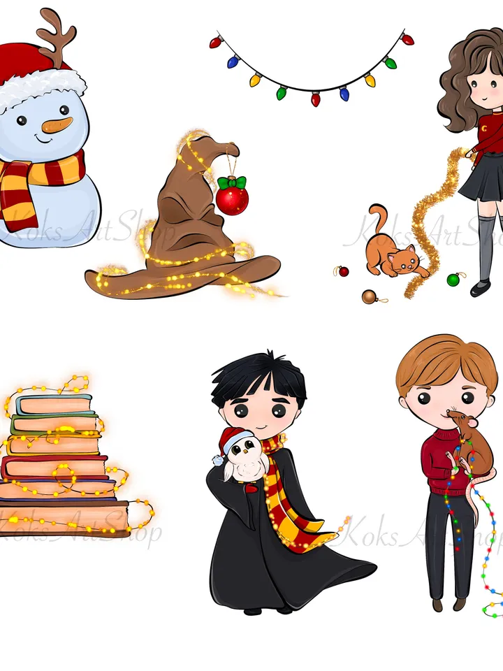 Magic Clipart, Magic PNG, Wizards PNG, Wizard clipart, Wizarding school, Magic school, Magic owl, Christmas in Magical school
