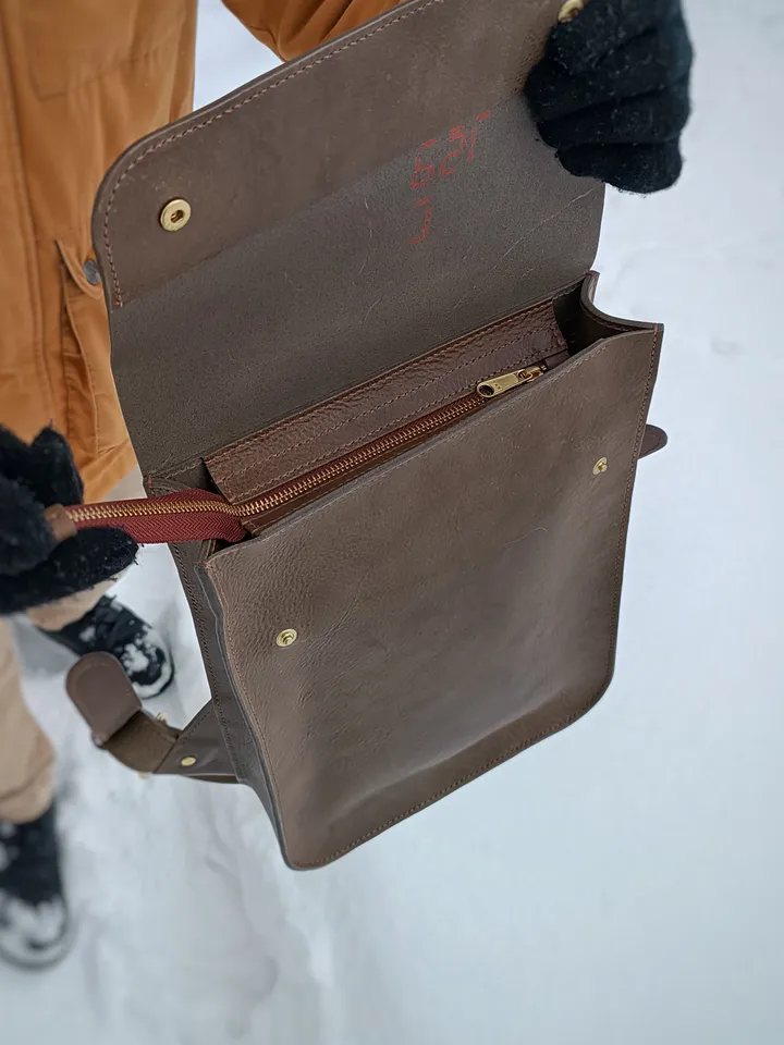 PDF Urban leather backpack pattern - leather backpack pattern - Download PDF & video TUTORIAL. Punch pitch 4 mm.