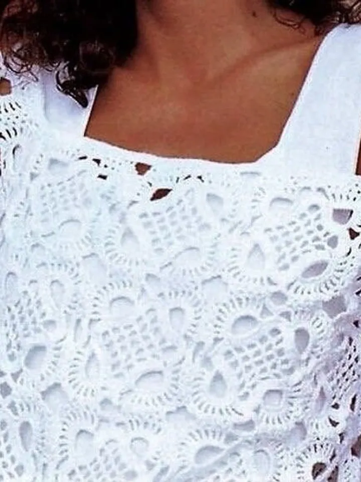 Top crochet pattern, top summer, top lace crochet PDF instant download