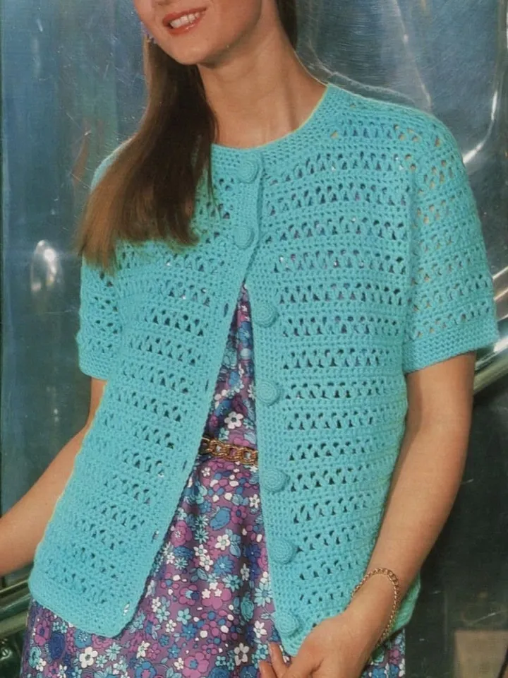 Cardigan crochet, card crochet pattern , summer cardigan PDF