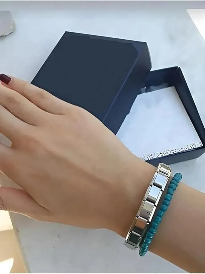 The Collection Unisex Nomination Model Charm Bracelet Stainless Steel Bracelet