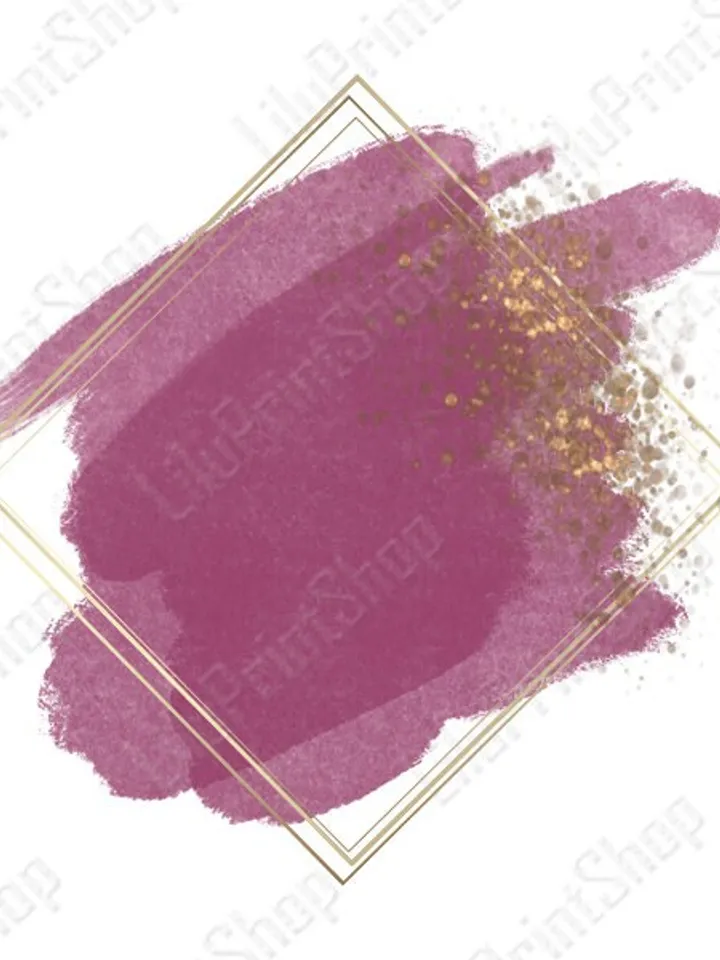 Dark pink logo png overlay Watercolor Logo png Pink logo Background design png Pink and gold confetti logo design digital instant download