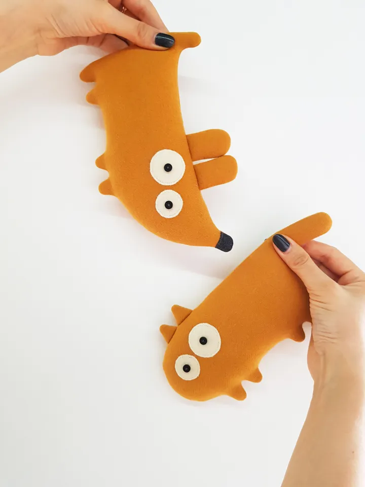 Animal dolls sewing patterns PDF cat and dog, set of 2 tutorials in English, stuffed animals sewing diy
