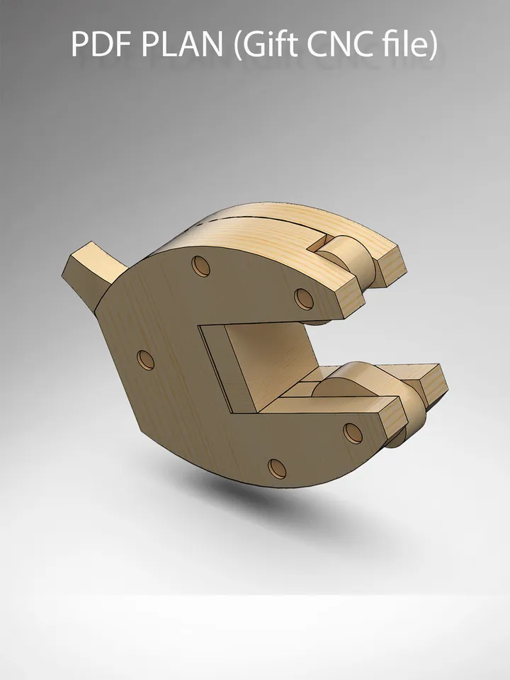 Edge Clamp Plans (PDF) + Free CNC cut files.