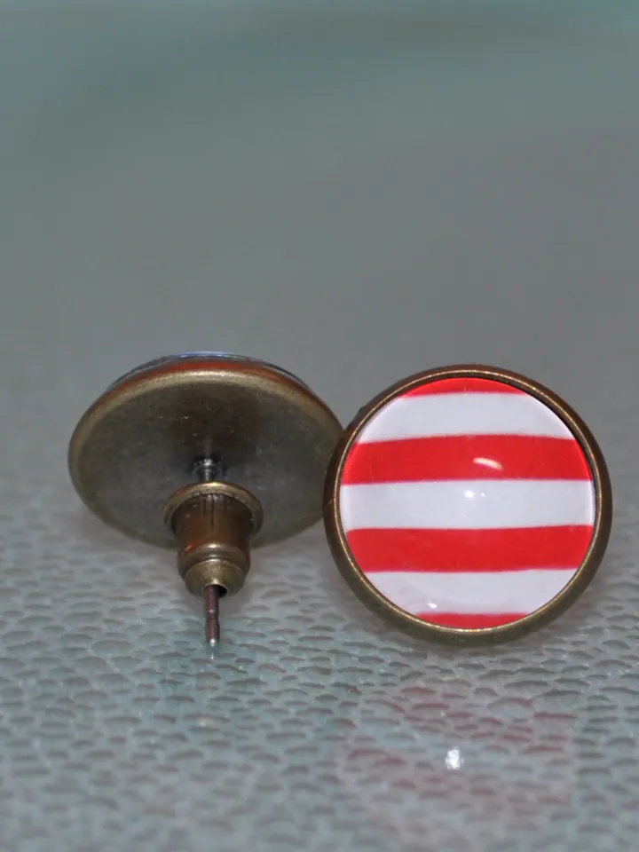 American Flag earrings, Stars and Stripes earrings, USA earrings, USA Flag earrings, american earrings studs, patriotic accessories