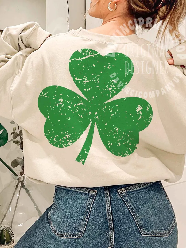 Clover Svg, Shamrock Svg, St Patricks Day svg, Lucky Svg, ST Patricks Day, Digital File, Patrick's Day Sublimation, Png Digital Sublimation