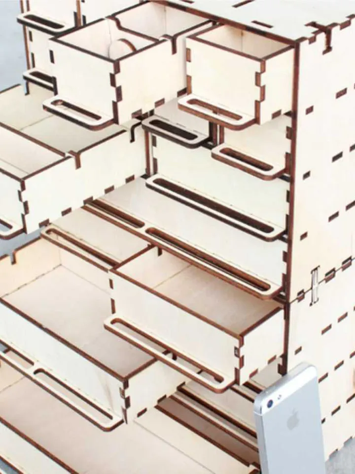 Digital Template Cnc Router Files Cnc Organizer Files for Wood Laser Cut Pattern