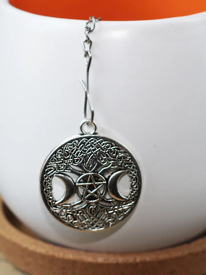 Tree of life tea infuser for loose leaf tea, Tea Maker with family tree charm, Tea Steeper Tree of life pendant