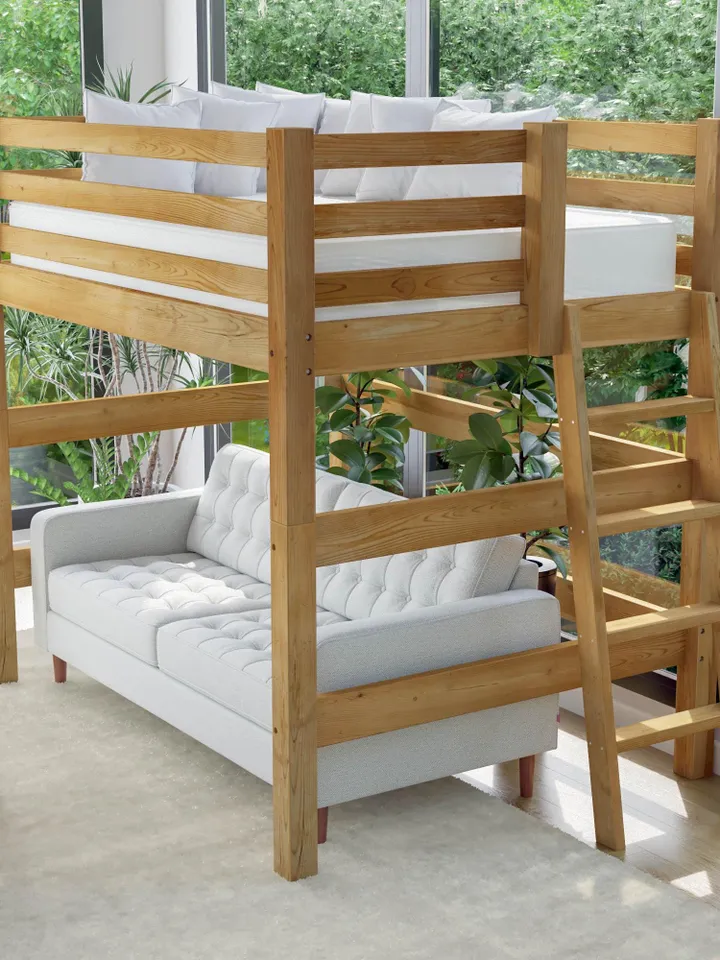 DIY PDF Loft Bed Plans - Full Size Loft Bed Frame Tutorial & Easy Build Guide