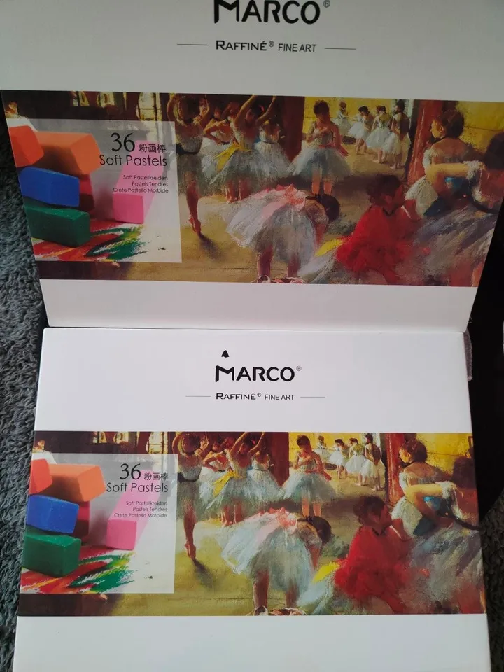 Soft Dry Pastels 36 Sets, Drawing Crayons,Art Pastels,colored chalkcolored,Professional pastel,drawing objects, drawing materials,crayons