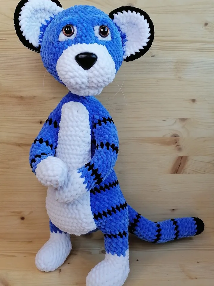 Crochet pattern Tiger cub - digital pattern PDF