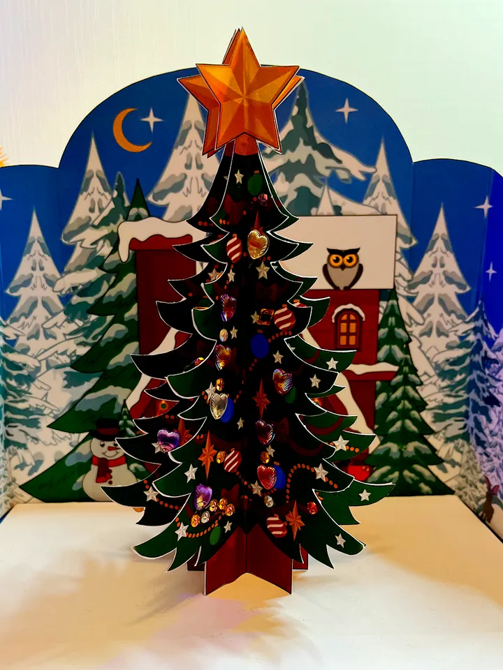 New Year's craft "Christmas tree"