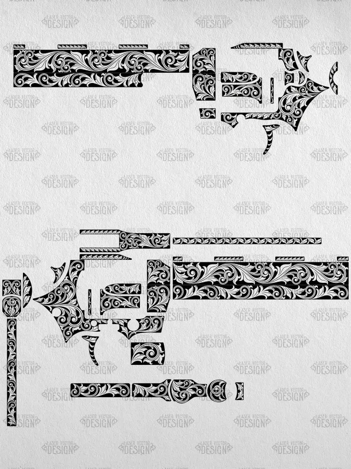 VECTOR DESIGN Colt Python 6 in Scrollwork