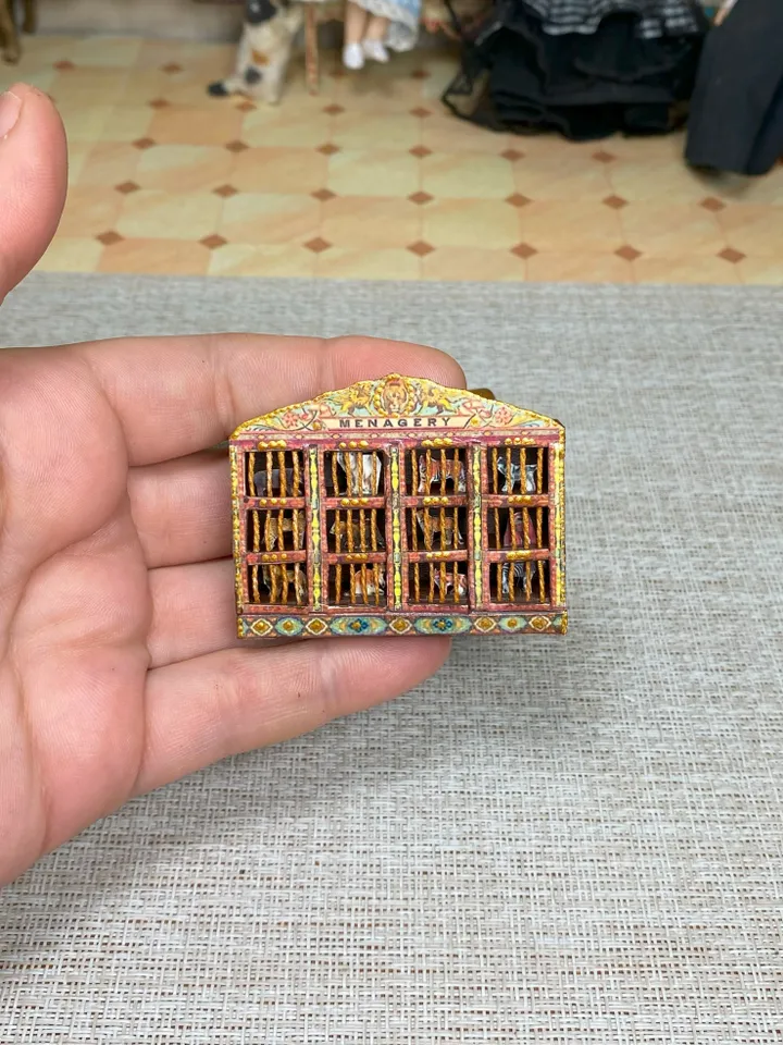 Puppet zoo. 1:12. Doll miniature. Dollhouse miniature.