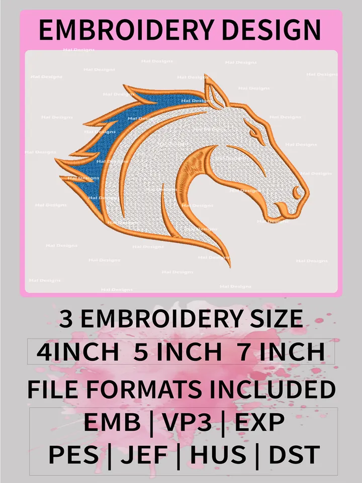 NCAA UT Arlington Mavericks Embroidery File, 3 Sizes, 6 Formats, NCAA Machine Embroidery Design, NCAA Logo, NCAA Teams