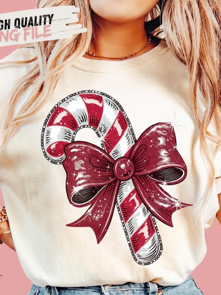Candy Cane png Christmas png Glitter Christmas png Coquette Holiday png Merry Christmas png Retro Christmas png Merry xmas png Disco png