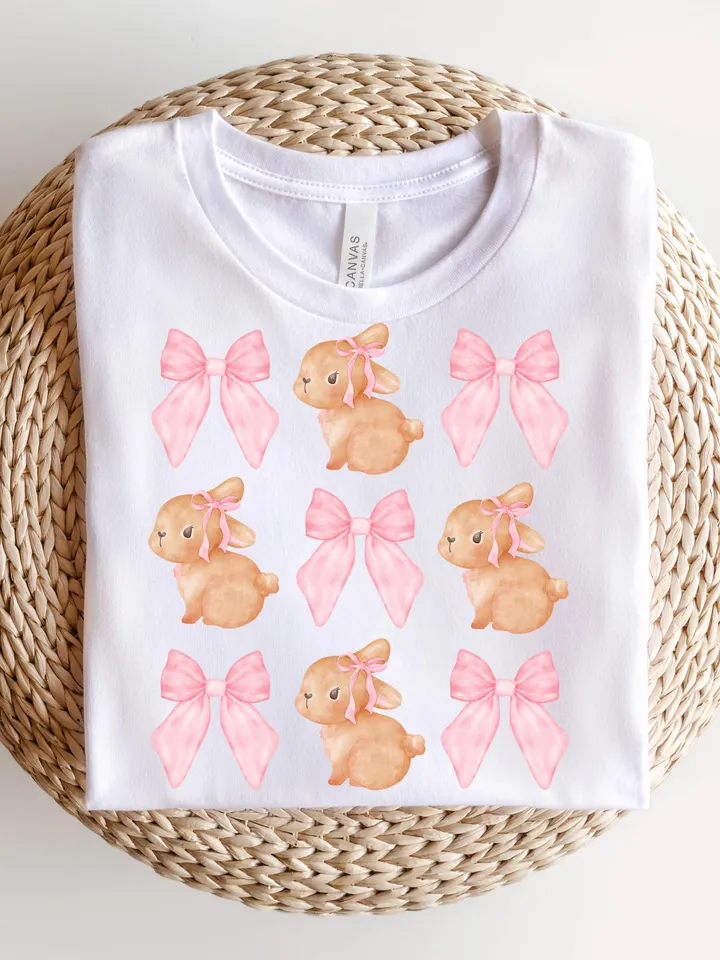 Coquette Bunny png,Easter Png,Easter Vibes Png,Easter Bunny Png,Easter Shirt Design,Happy Easter Png,Easter Sublimation Design