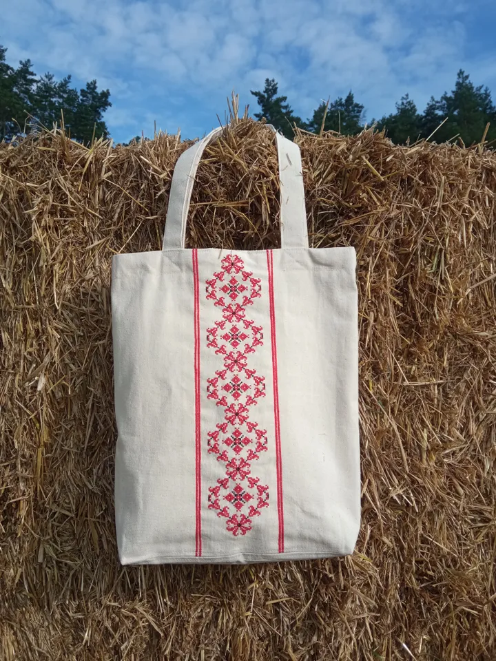 Hand embroidery folk ornament bag