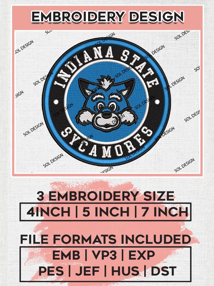 NCAA UMass Lowell River Hawks Round Logo Embroidery, NCAA UMass Lowell Team Logo Embroidery files, NCAA Teams, Machine embroidery designs, Digital Download