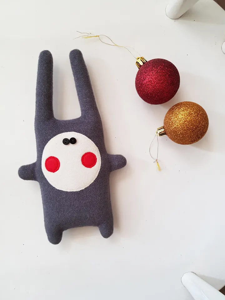 Rabbit sewing Pattern pdf, digital tutorial in english, animal doll sewing diy