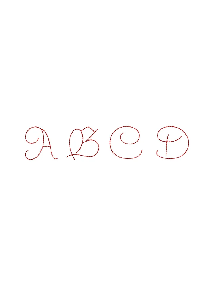 Font bean stitch embroidery design,Font embroidery design,Fun embroidery design,INSTANT DOWNLOAD-1382