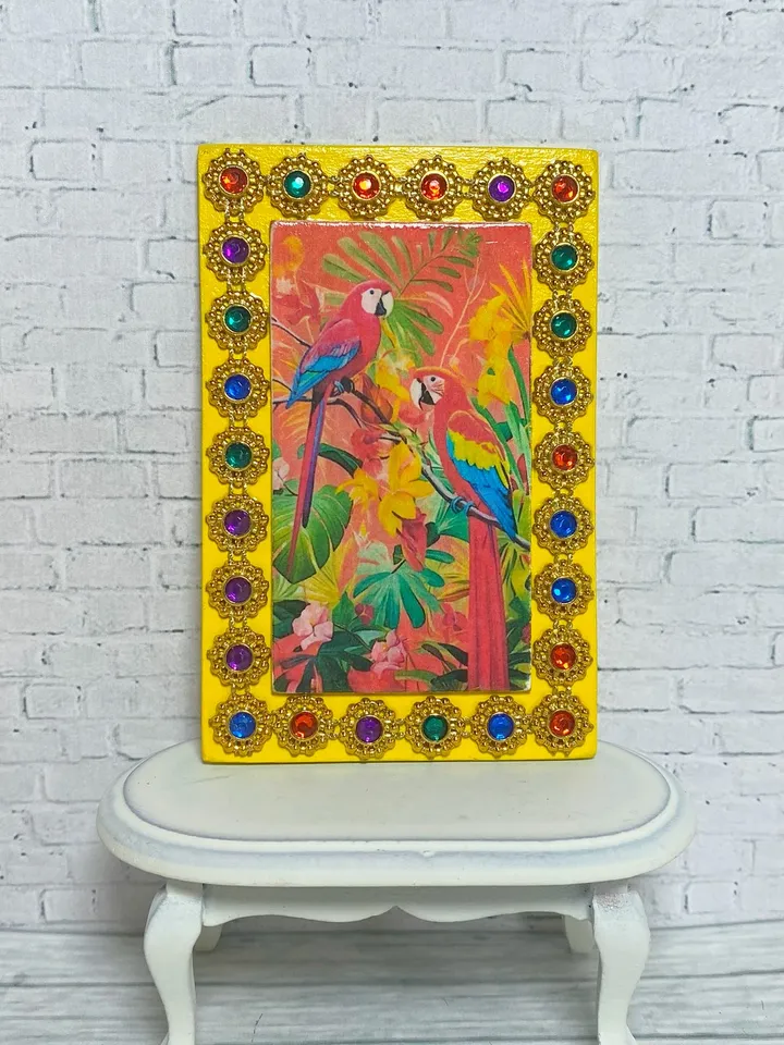 Bright Panel. Panel for a dollhouse. 1:12. Handmade.