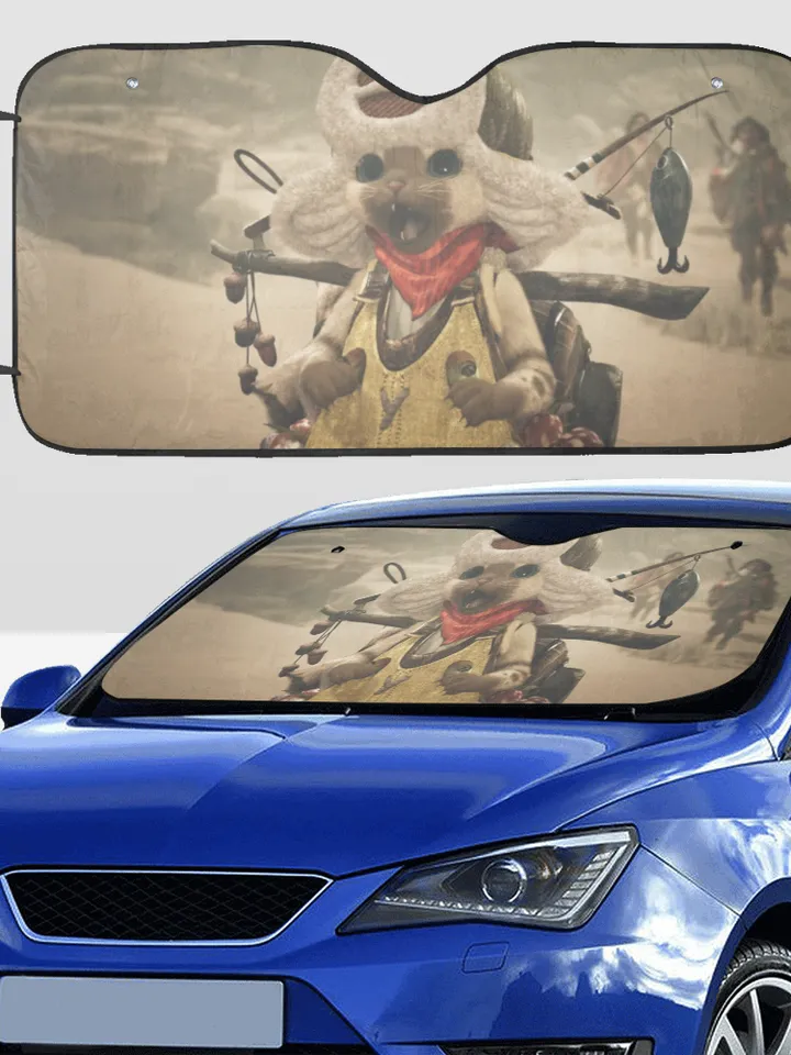 Monster Hunter Wilds Car Sun Shade