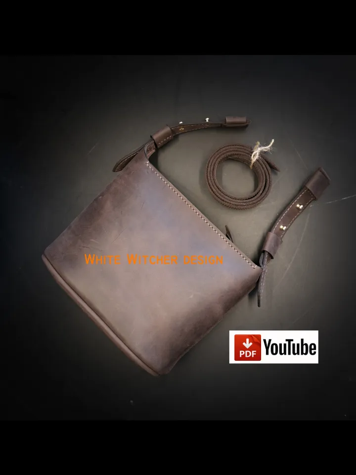 Leather pattern to make a leather bag - Olesya. BG32