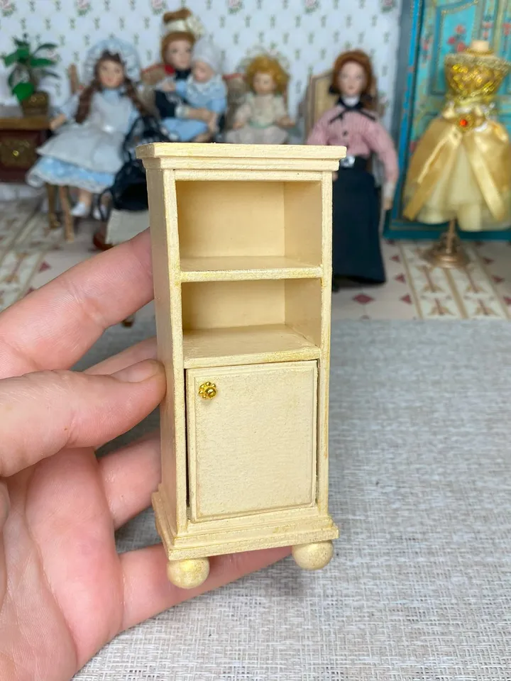 Furniture for dollhouse. Sofa for doll. 1:12. Handmade. Dollhouse miniature.