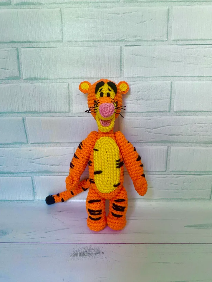 Tigger PDF amigurumi crochet pattern