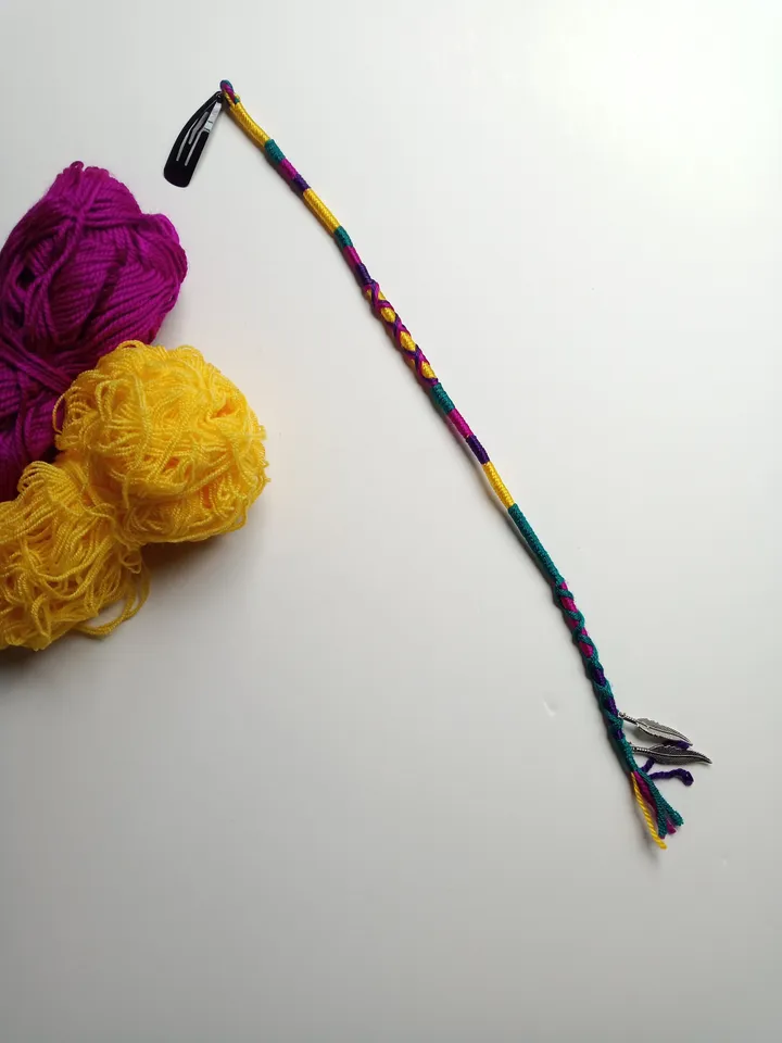 Custom - Clip-in hair wrap mixed design choose your colours custom false hair wrap dreadlock dread removable design your own beach vacation