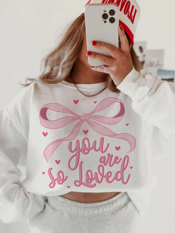 You are Loved Png, Christian Coquette Valentines Png, John 3:16 Png, Pink Valentines Day Png, Bible Verse Shirt Design, Valentine Hearts PNG