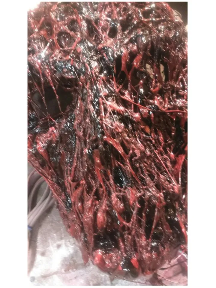 Carnage - cosplay mask - Carnage inspired - Adult mask - custom made mask - mask