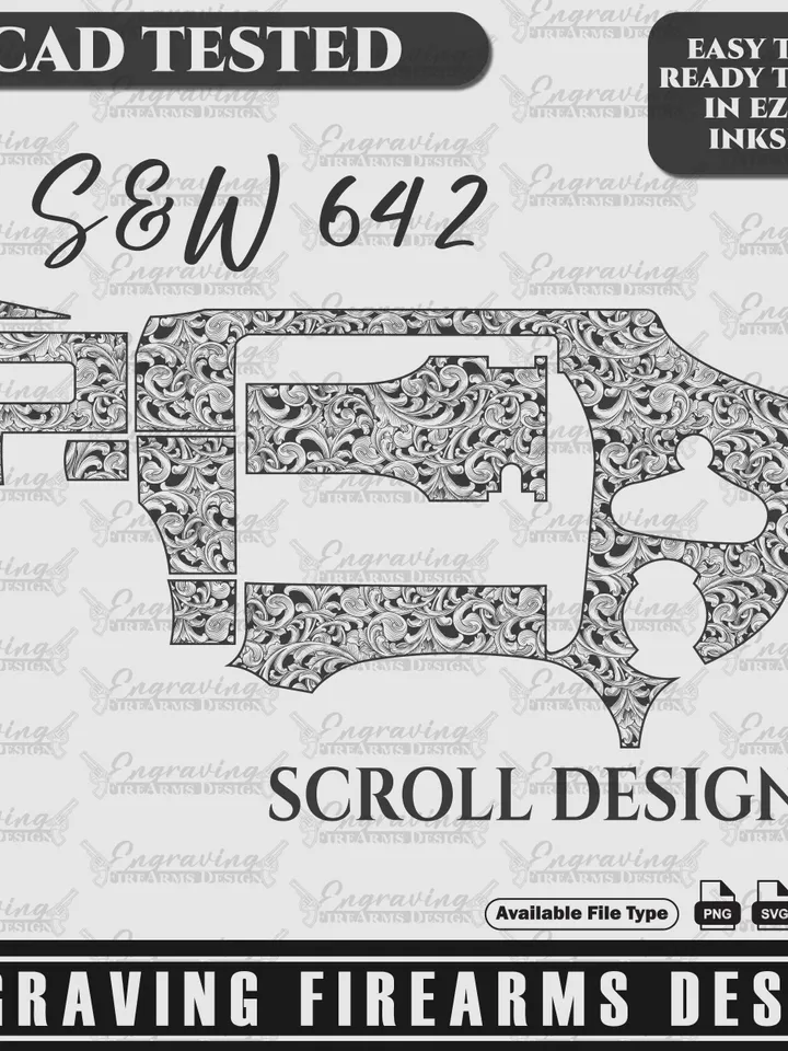 Engraving Firearms Design Springfield 642 Scroll Design