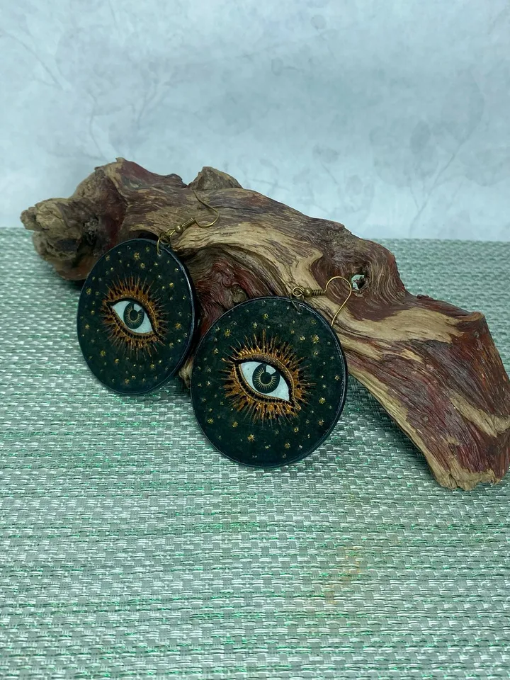 Handmade earrings. Interesting earrings for an unusual look. Handmade jewelry.