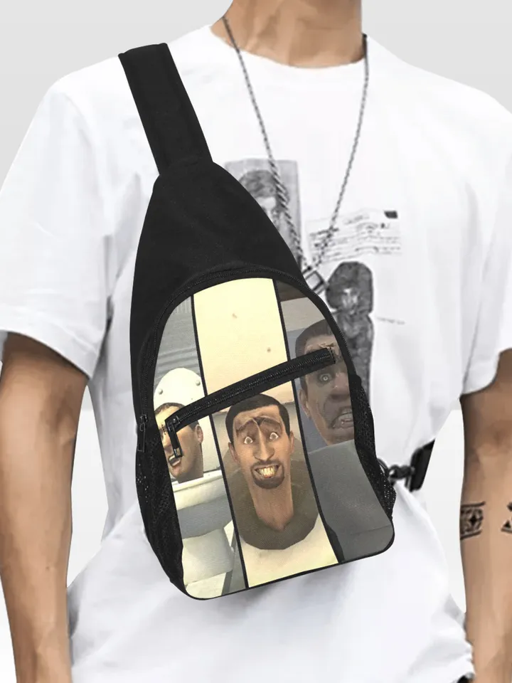 Skibidi Toilet Chest Bag