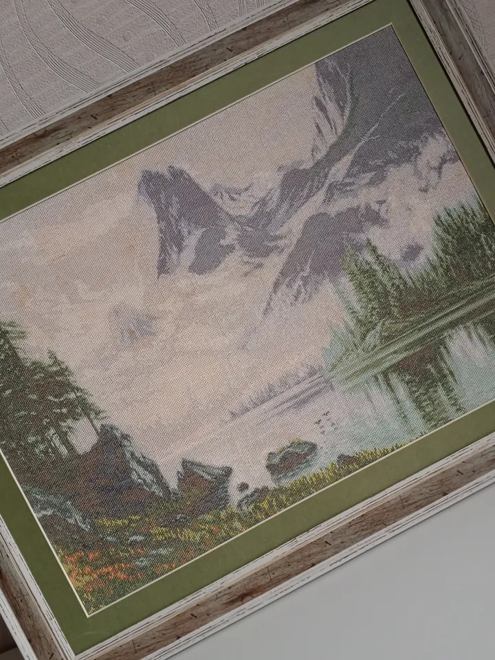 Foggy Mountains Landscape Wall Art,  Forest Artwork, Smoky Mountains Wall Art, Lake Artwork For Walls Decor