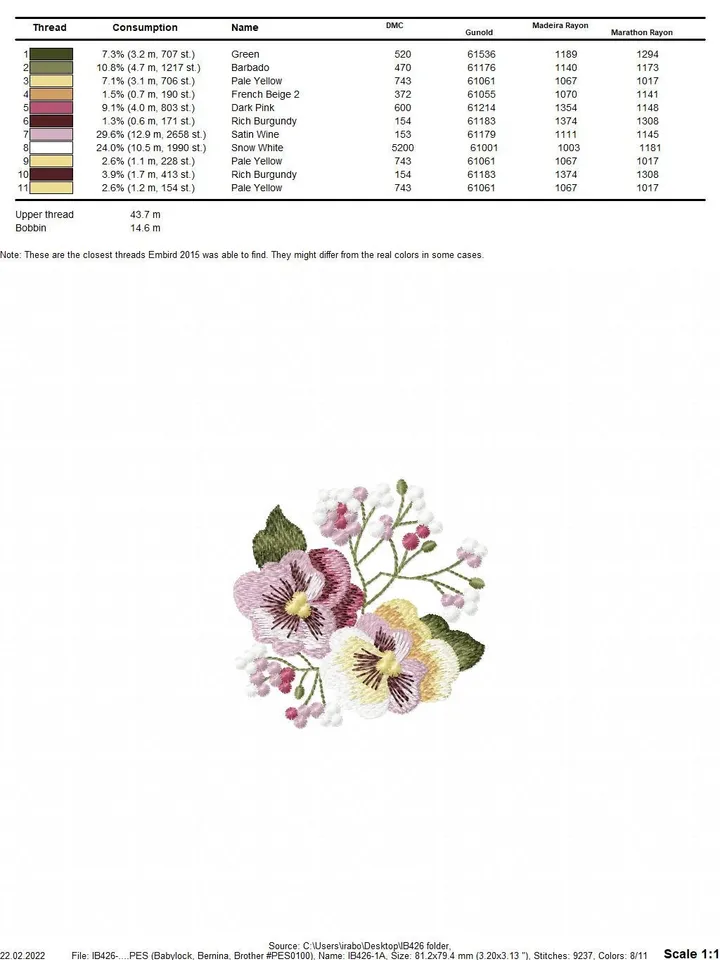 Pansies and gypsophila designs sеt Digital Machine Embroidery pattern floral embroidery motif home and clothing decor embroidery design