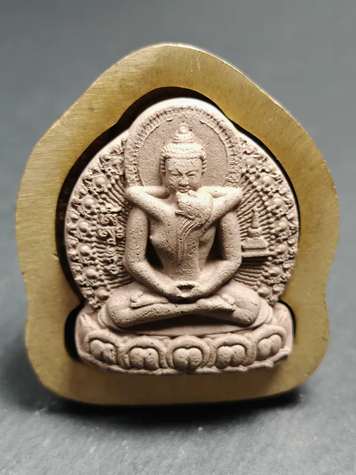4.5cm Height Samantabhadra Yab Yum Tsa Tsa Mold,Gandhanra Unique Tibetan Buddha Statue Mould For Making Clay Statue,Tsha Tsha Mold