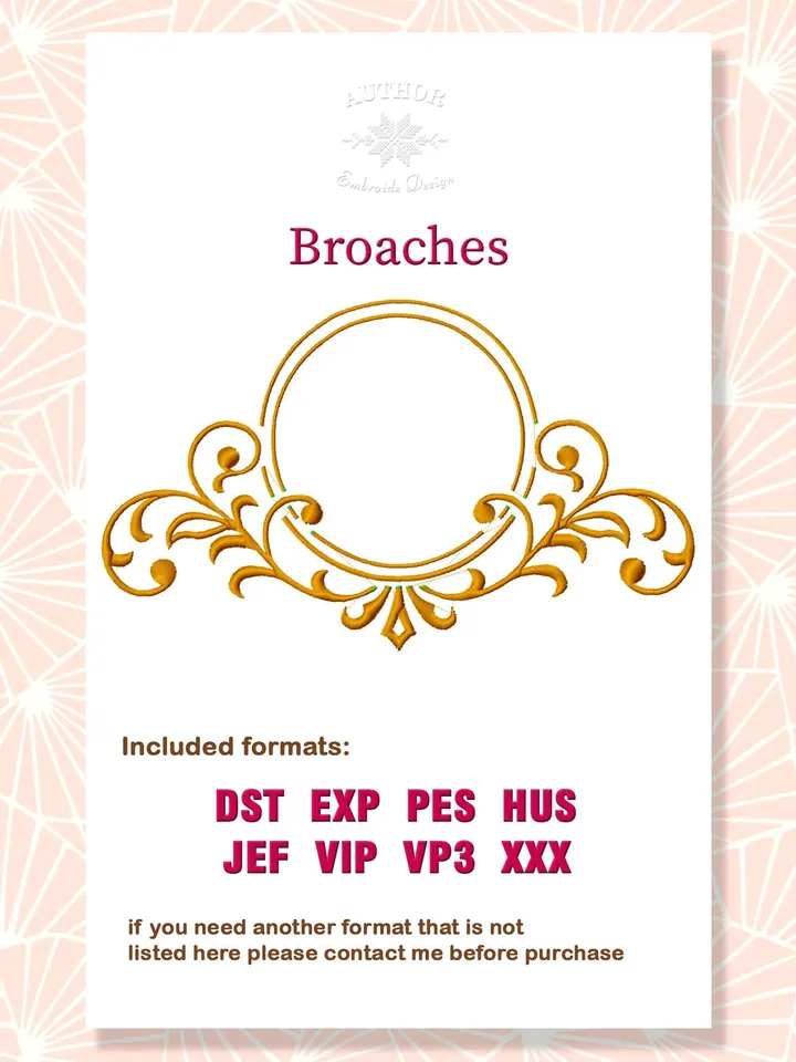 Scroll border embroidery designs Machine embroidery pattern 3 size, Embroidery files monogram frame, Vintage elegant decor towel #R4