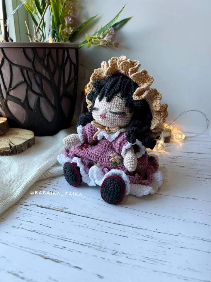 PDF Vintage Doll Crochet Pattern, Amigurumi Doll Pattern, Vintage Pattern, Crochet baby doll, Crochet doll, Amigurumi toys, Vintage decor
