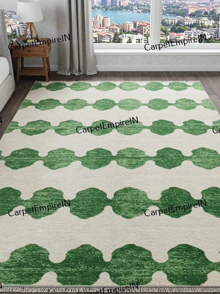 8x10 Green floral Oushak Hand Knotted Rug4x6,5x8,6x9,8x10,9x12,10x14 ft Handmade Rugs for Living Room-Antique Contemporary rug,kids rug.