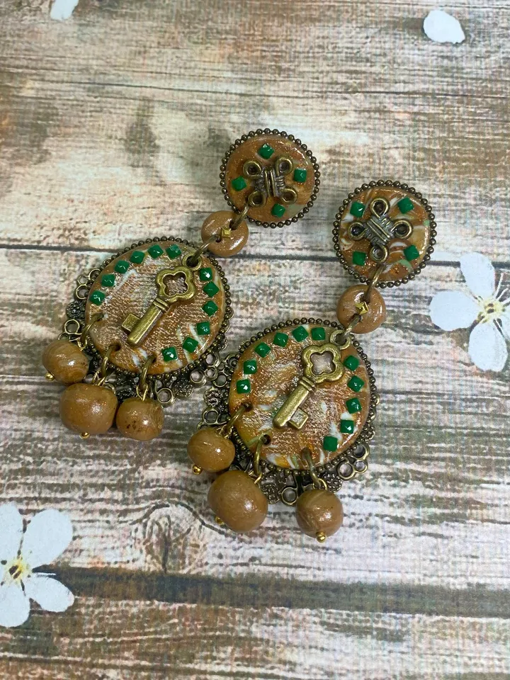 Handmade earrings. Handmade jewelry.