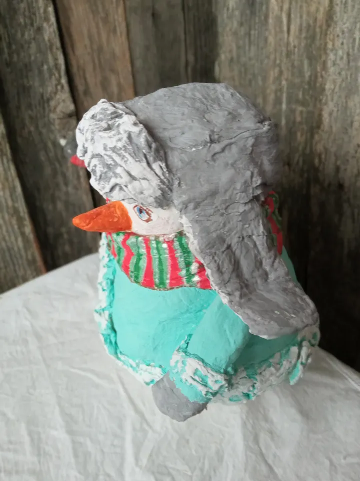 Big Christmas snowman with bird
Christmas decor Xmas decorations New Year's season. Free shipping. Christmas gifts. Spun cotton doll.