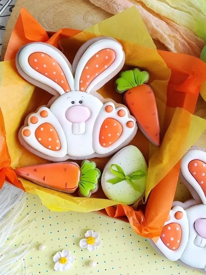 Bunny for Easter cookie cutter Custom stamp for cake topper gingerbread decor cutters sugar cookies polimer clay