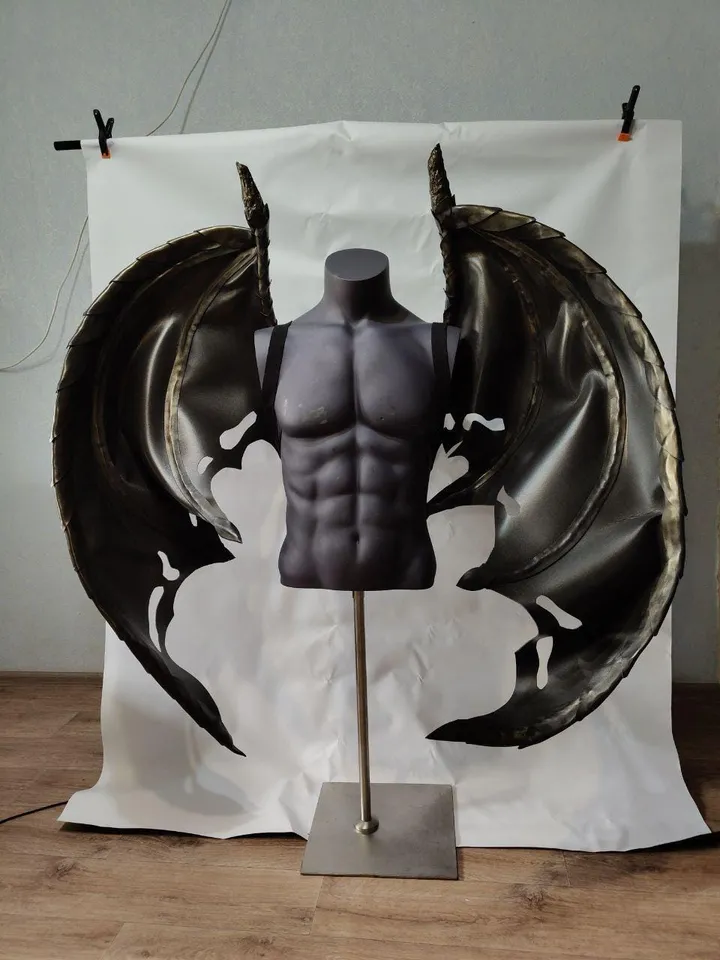 Bat wings, black wings, demon wings, bat wings costume, bat cosplay, black wings costume