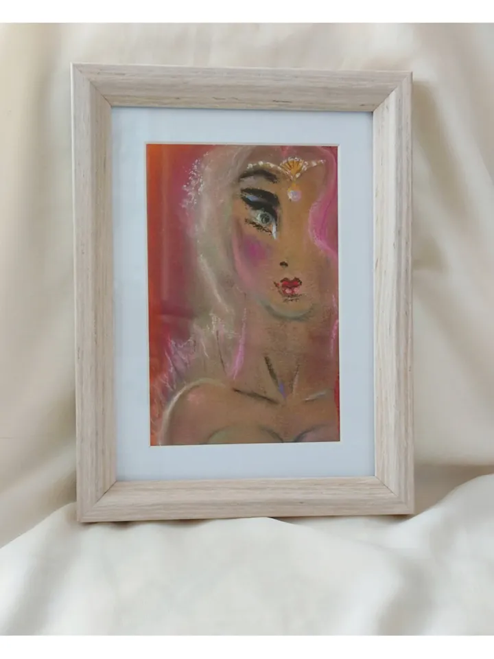 Mermaid framed interior painting